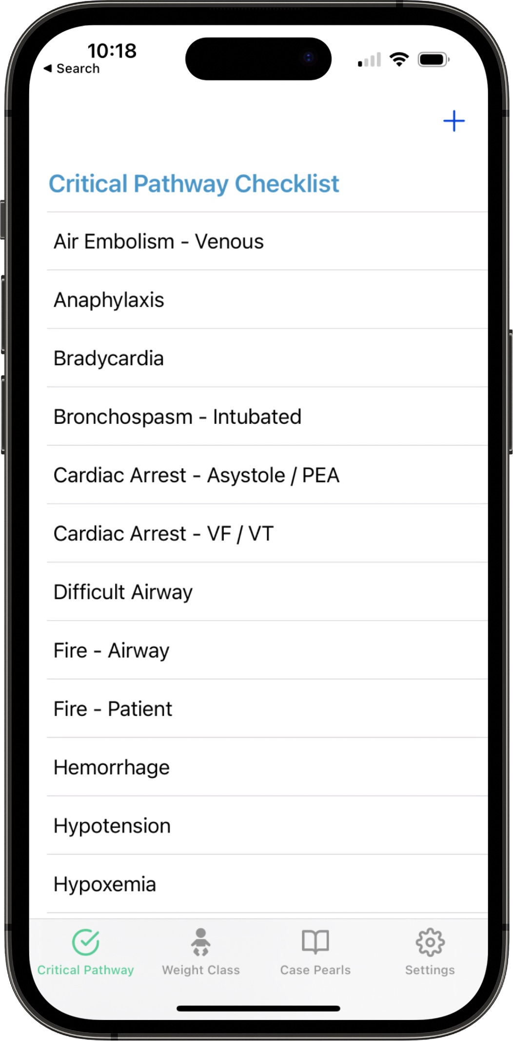 PediSafe Crisis Checklist